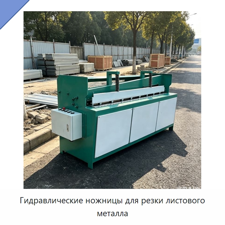 Гидравлические ножницы для резки листового металла — Листообрабатывающее оборудование