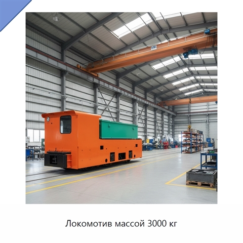Локомотив массой 3000 кг