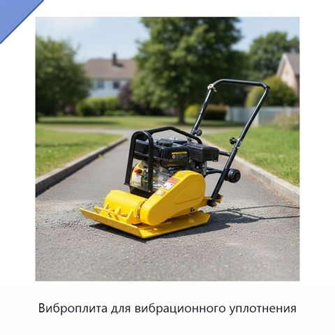 Виброплита для вибрационного уплотнения