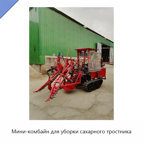 Мини-комбайн для уборки сахарного тростника