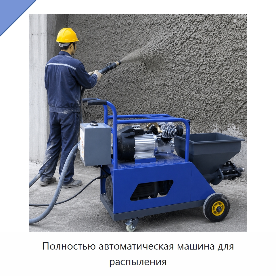 Полностью автоматическая машина для распыления — Штукатурные станции