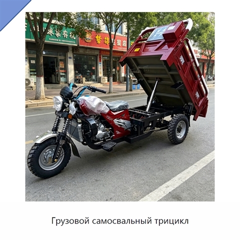 Грузовой самосвальный трицикл