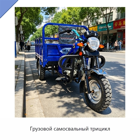 Грузовой самосвальный трицикл
