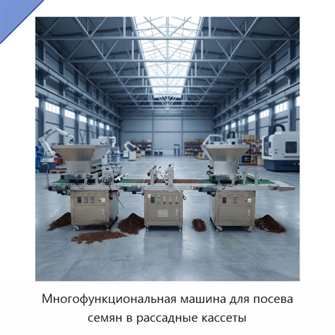 Многофункциональная машина для посева семян в рассадные кассеты