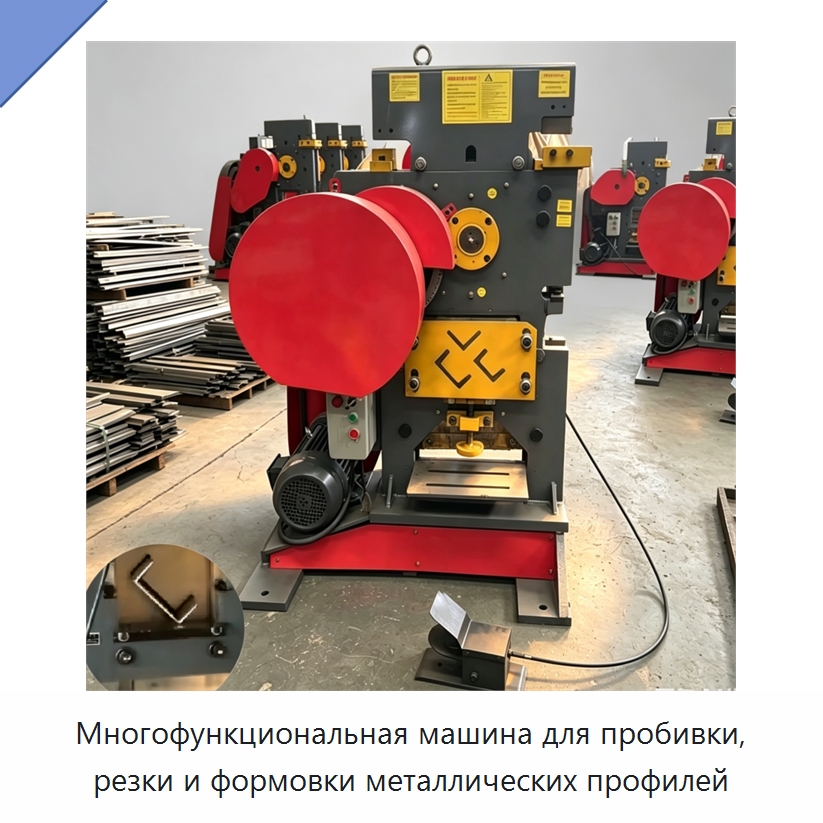 Многофункциональная машина для пробивки, резки и формовки металлических профилей — Специальные машины и промышленное оборудование