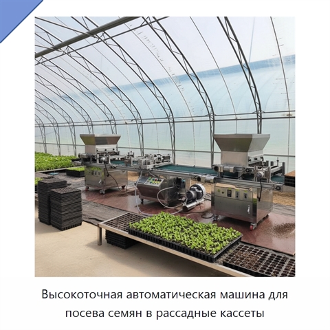 Высокоточная автоматическая машина для посева семян в рассадные кассеты
