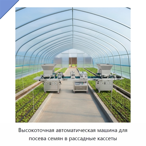 Высокоточная автоматическая машина для посева семян в рассадные кассеты
