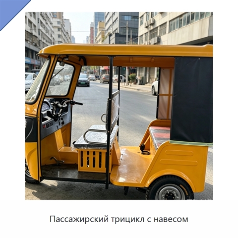 Пассажирский трицикл с навесом