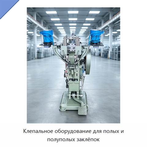 Клепальное оборудование для полых и полуполых заклёпок