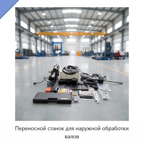 Переносной станок для наружной обработки валов