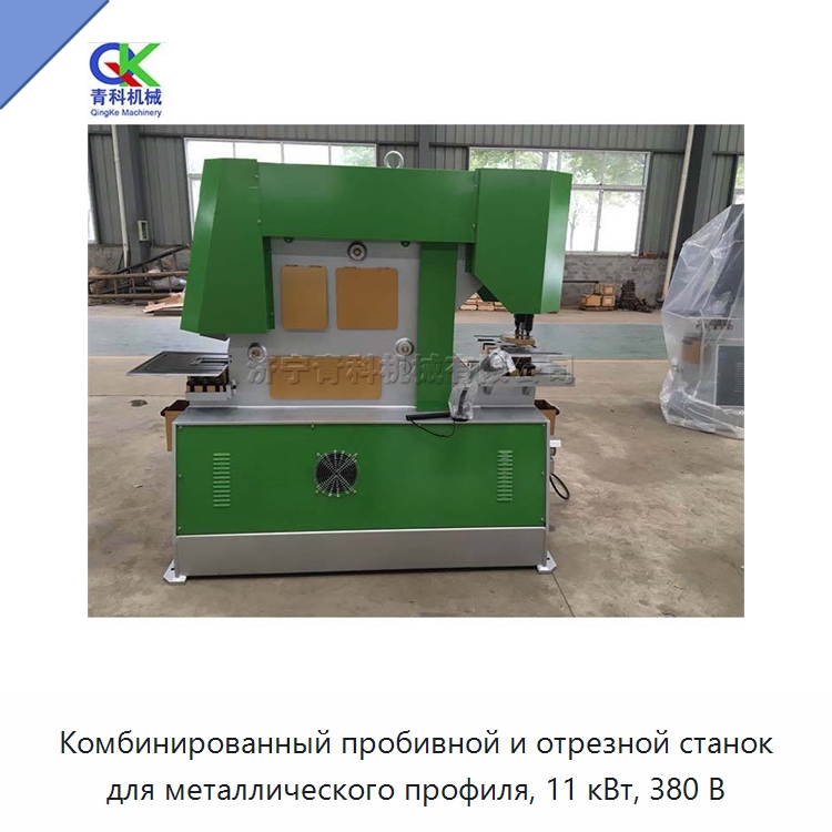 Комбинированный пробивной и отрезной станок для металлического профиля, 11 кВт, 380 В — Специальные машины и промышленное оборудование
