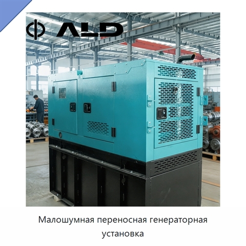 Малошумная переносная генераторная установка