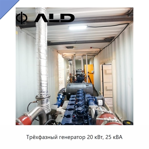 Трёхфазный генератор 20 кВт, 25 кВА