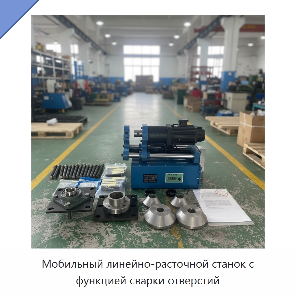 Мобильный линейно-расточной станок с функцией сварки отверстий — Специальная строительная техника