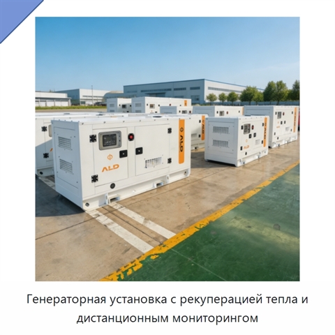 Генераторная установка с рекуперацией тепла и дистанционным мониторингом