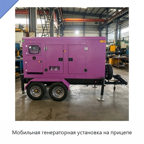 Мобильная генераторная установка на прицепе
