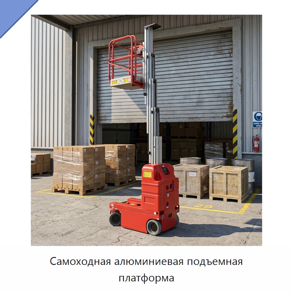Самоходная алюминиевая подъемная платформа — Подъемные столы