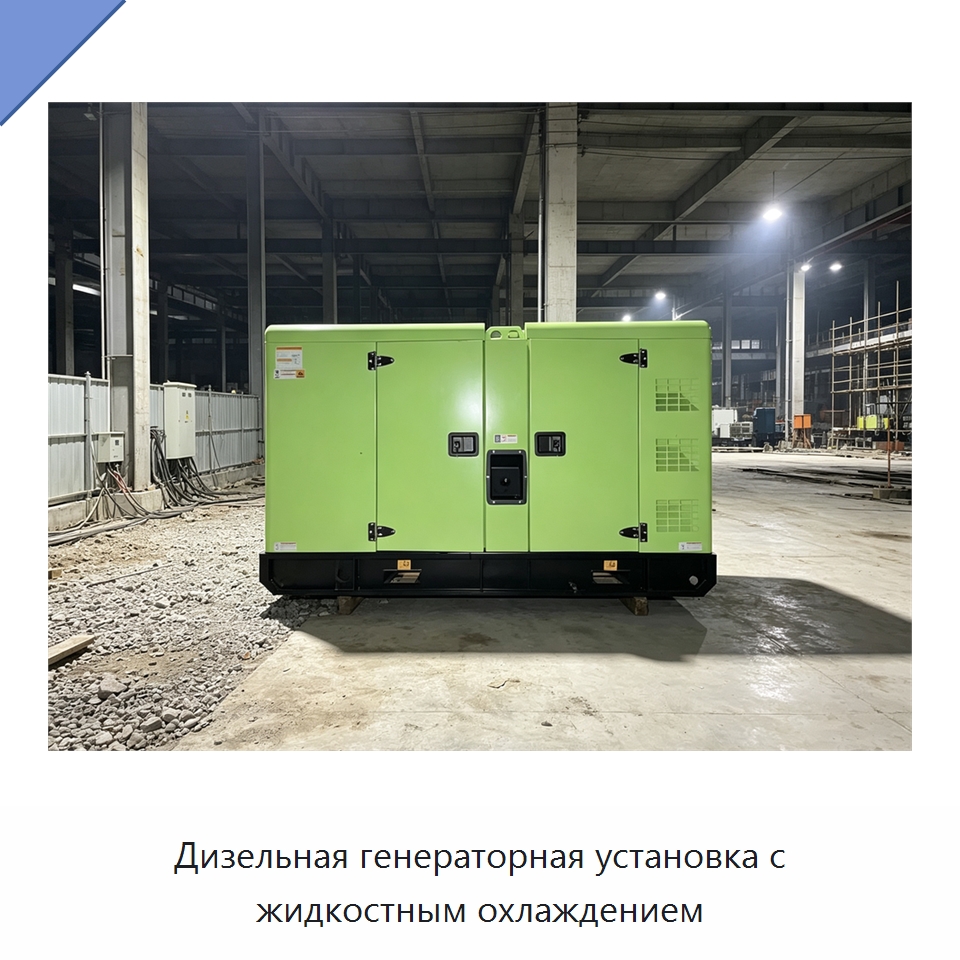 Дизельная генераторная установка с жидкостным охлаждением — Дизельные генераторы