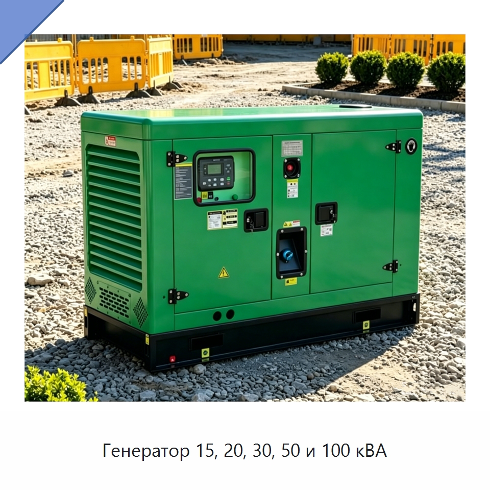 Генератор 15, 20, 30, 50 и 100 кВА — Дизельные генераторы