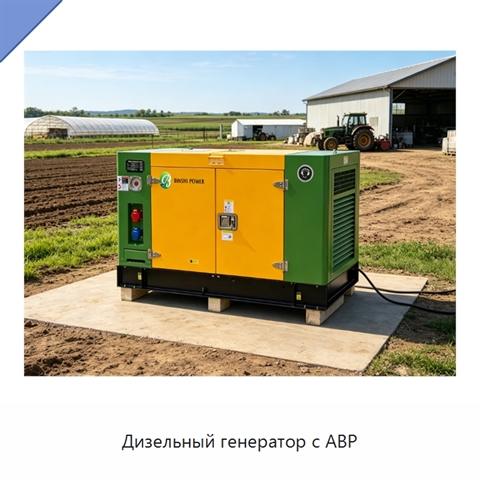 Дизельный генератор с АВР