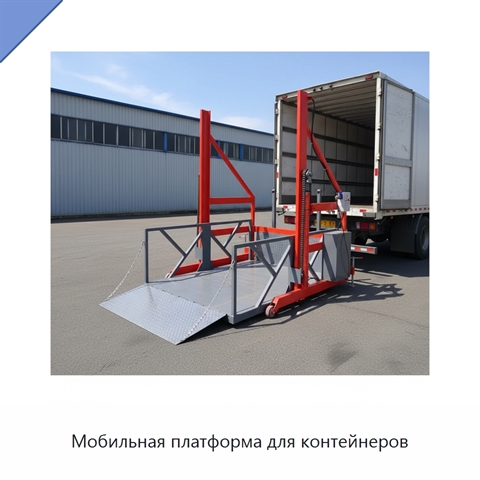 Мобильная платформа для контейнеров