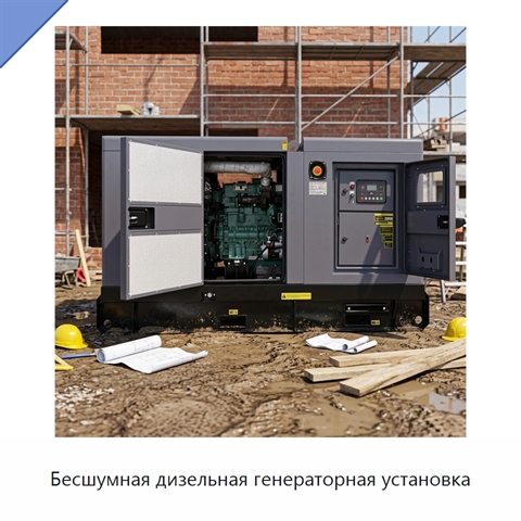 Бесшумная дизельная генераторная установка