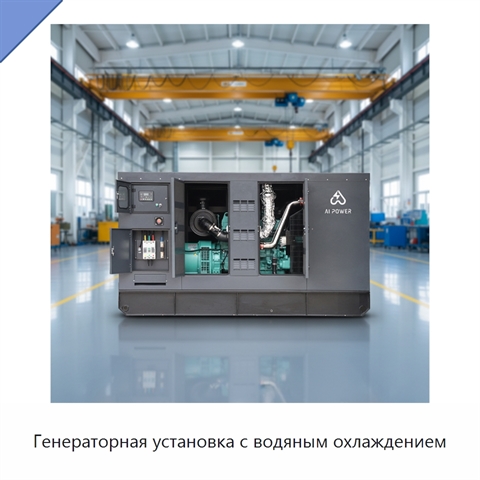 Генераторная установка с водяным охлаждением
