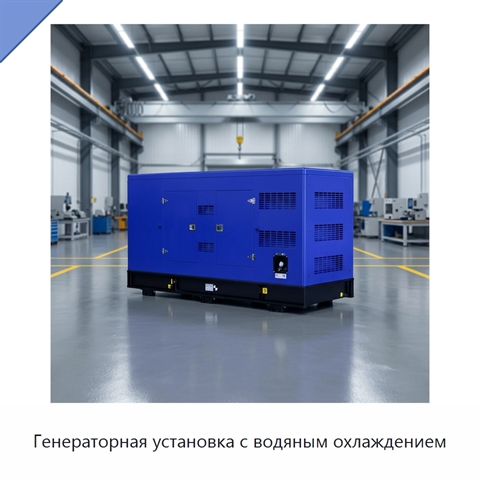 Генераторная установка с водяным охлаждением
