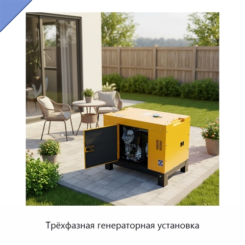Трёхфазная генераторная установка