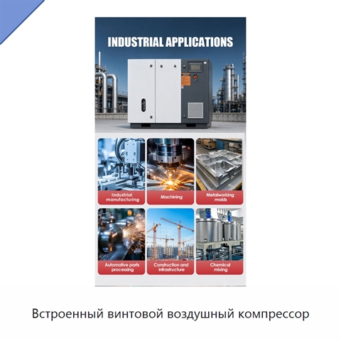 Встроенный винтовой воздушный компрессор
