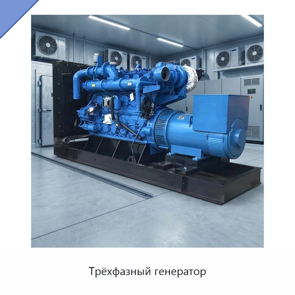 Трёхфазный генератор — Газотурбинные генераторы