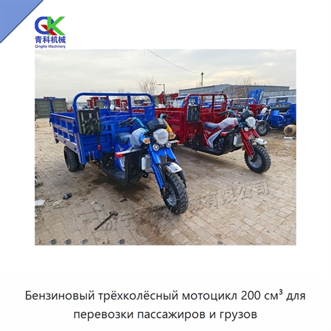 Бензиновый трёхколёсный мотоцикл 200 см³ для перевозки пассажиров и грузов