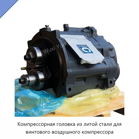 Компрессорная головка из литой стали для винтового воздушного компрессора