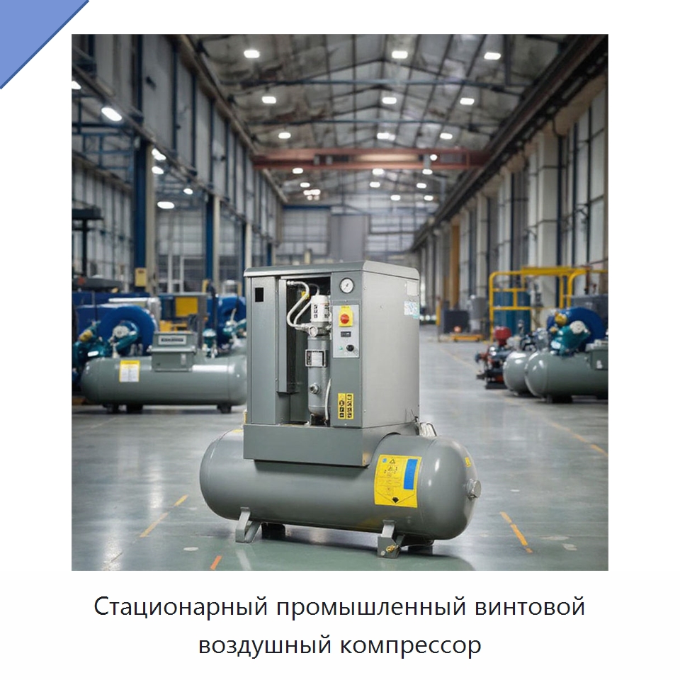 Стационарный промышленный винтовой воздушный компрессор — Промышленные компрессоры