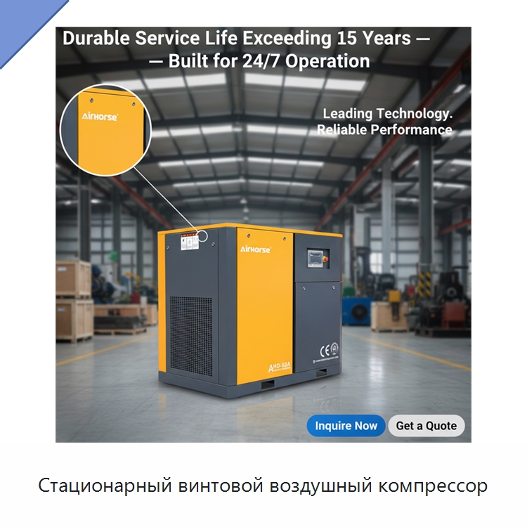 Стационарный винтовой воздушный компрессор — Промышленные компрессоры