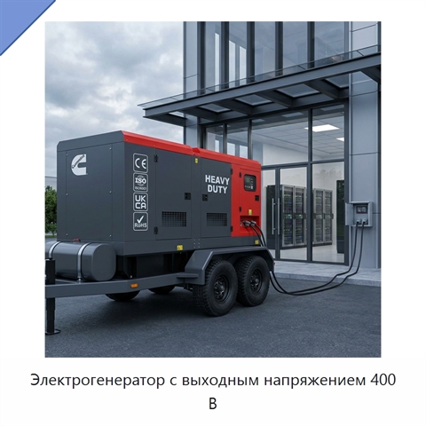 Электрогенератор с выходным напряжением 400 В