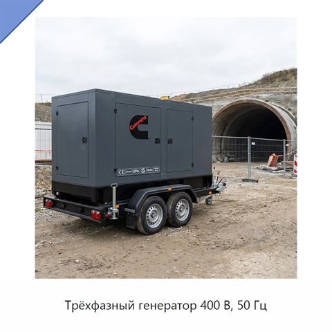Трёхфазный генератор 400 В, 50 Гц