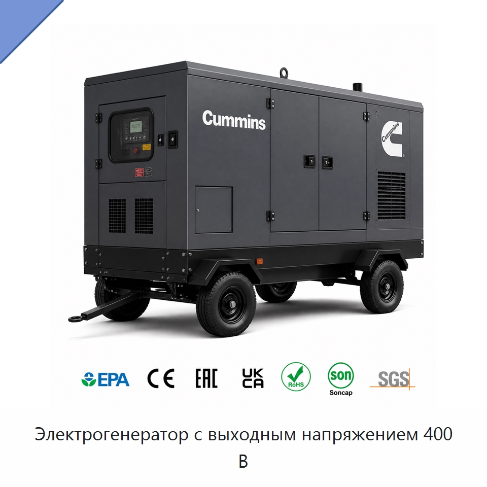 Электрогенератор с выходным напряжением 400 В — Генерация электроэнергии