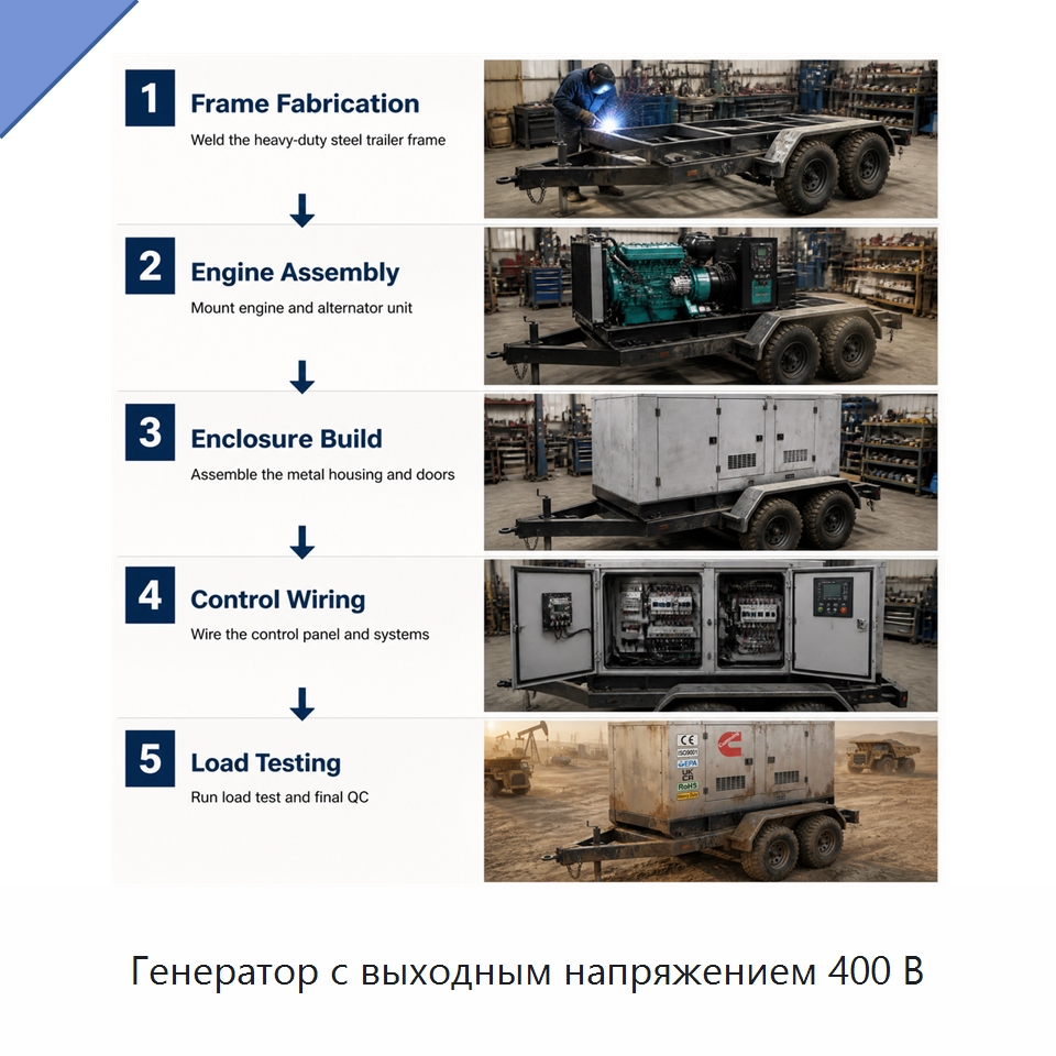 Генератор с выходным напряжением 400 В — Генерация электроэнергии
