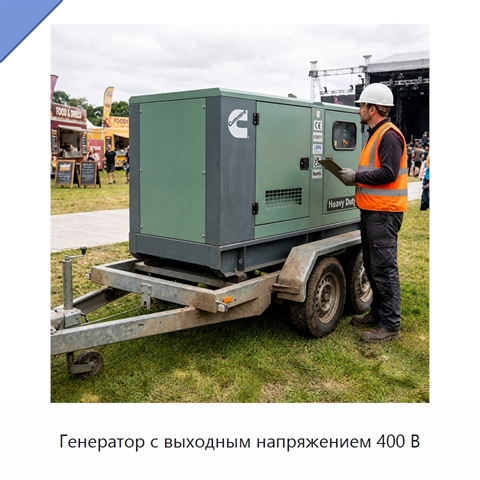 Генератор с выходным напряжением 400 В
