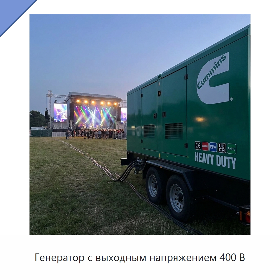 Генератор с выходным напряжением 400 В — Генерация электроэнергии