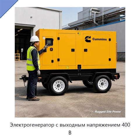 Электрогенератор с выходным напряжением 400 В