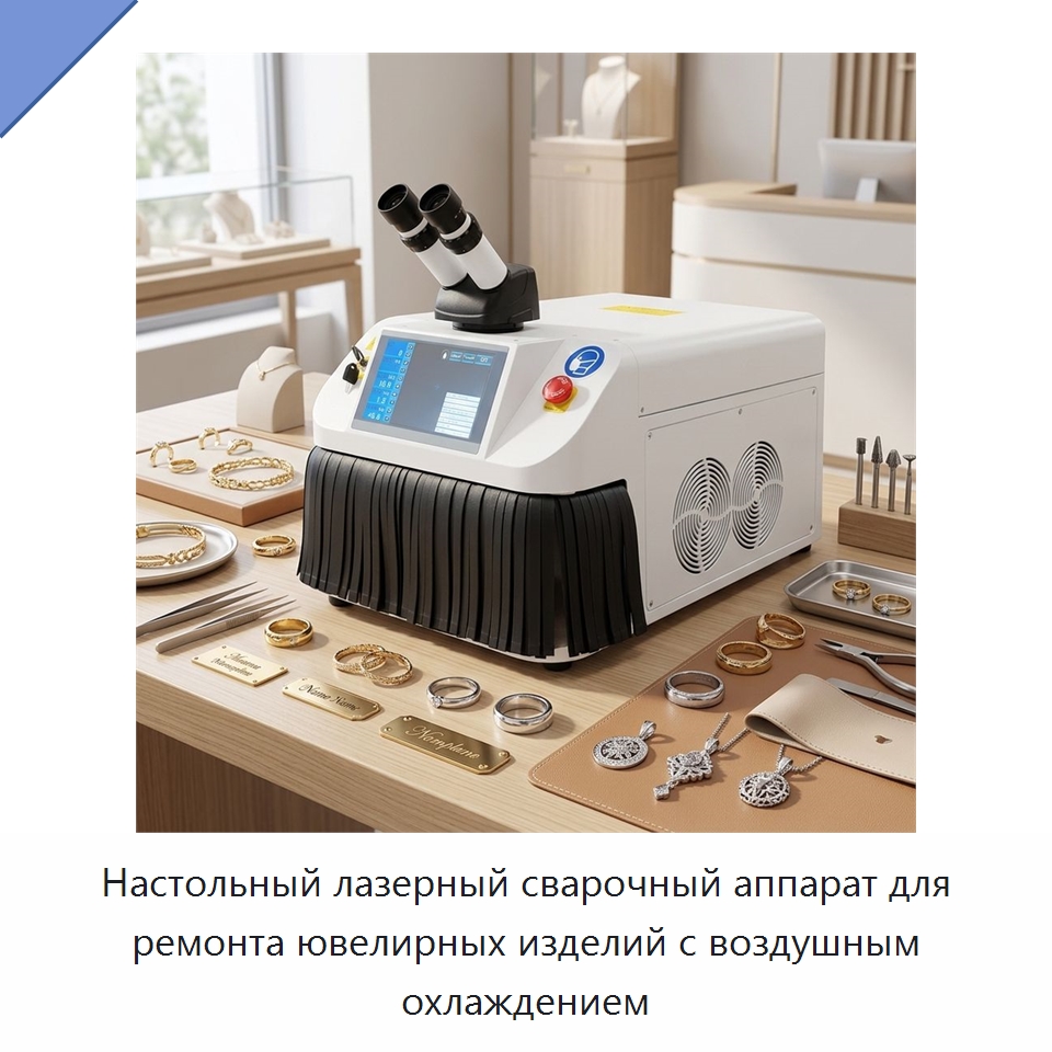 Настольный лазерный сварочный аппарат для ремонта ювелирных изделий с воздушным охлаждением — Установки лазерной сварки