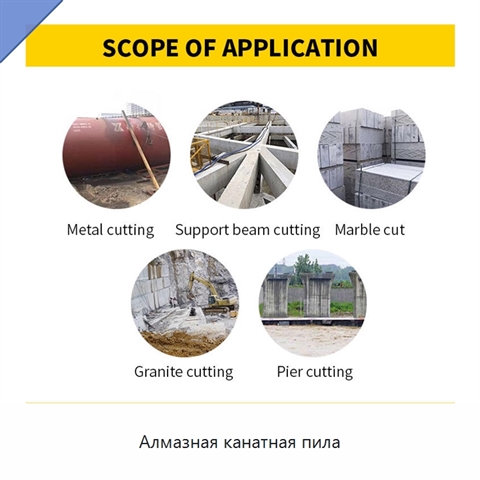 Алмазная канатная пила