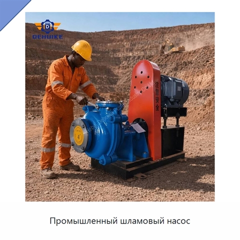 Промышленный шламовый насос