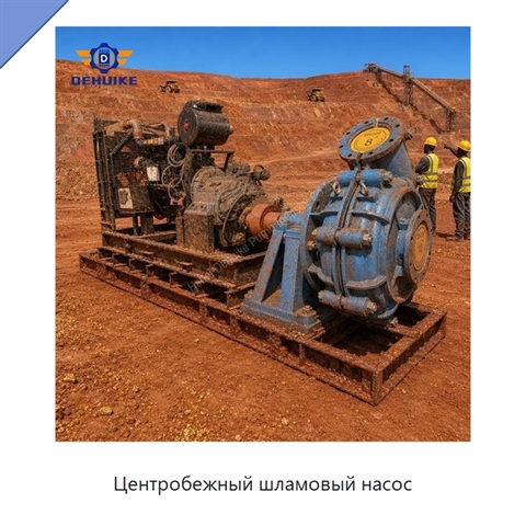 Центробежный шламовый насос