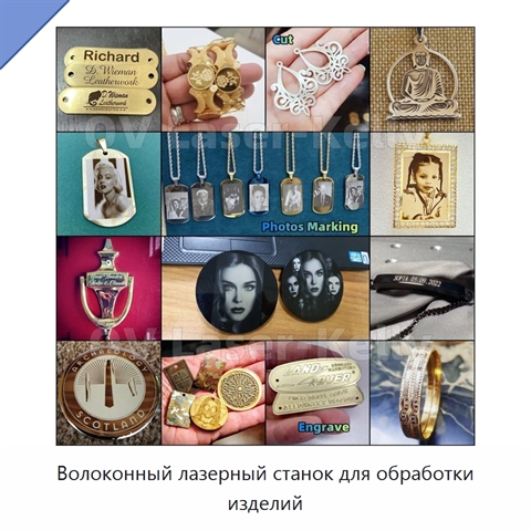 Волоконный лазерный станок для обработки изделий