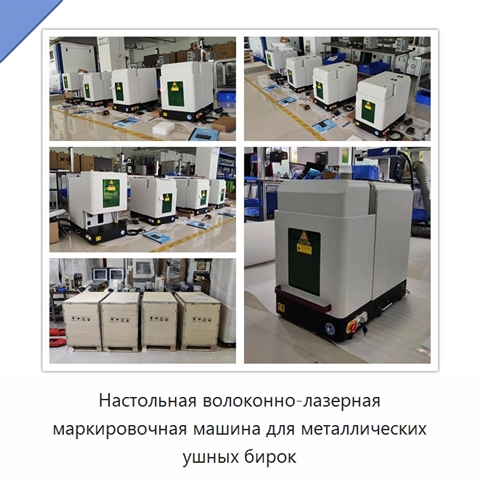 Настольная волоконно-лазерная маркировочная машина для металлических ушных бирок