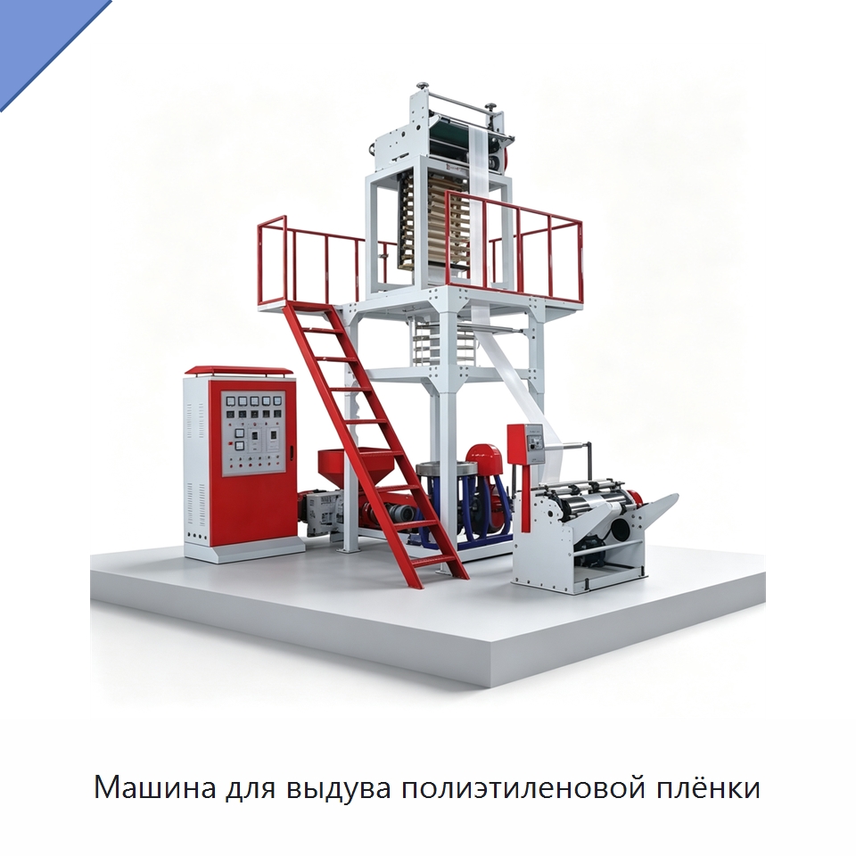 Машина для выдува полиэтиленовой плёнки — Машины выдувного формования пластмасс