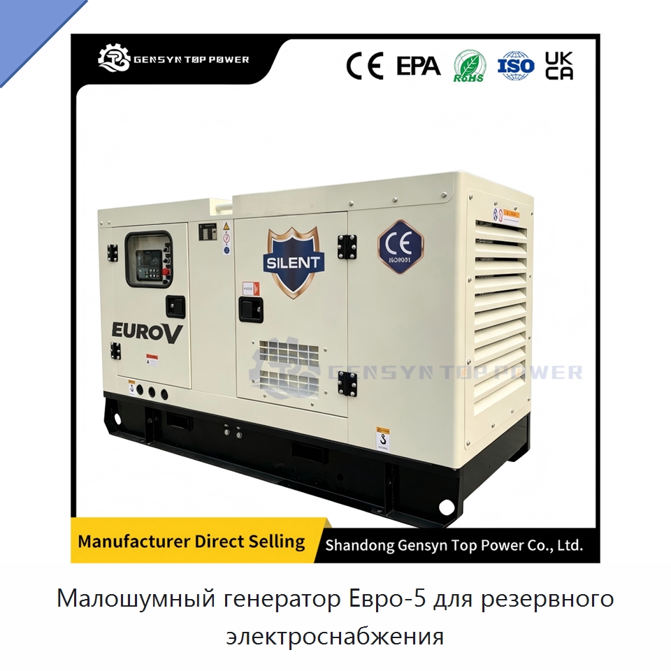 Малошумный генератор Евро-5 для резервного электроснабжения — Дизельные генераторы